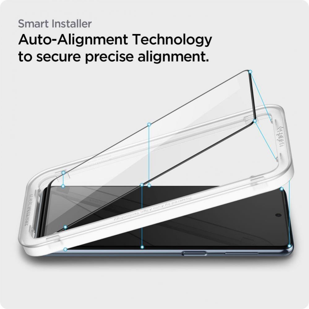 Aizsargstikls Spigen Spigen ALM Glass FC Tempered Glass for Samsung Galaxy M53 5G - Black