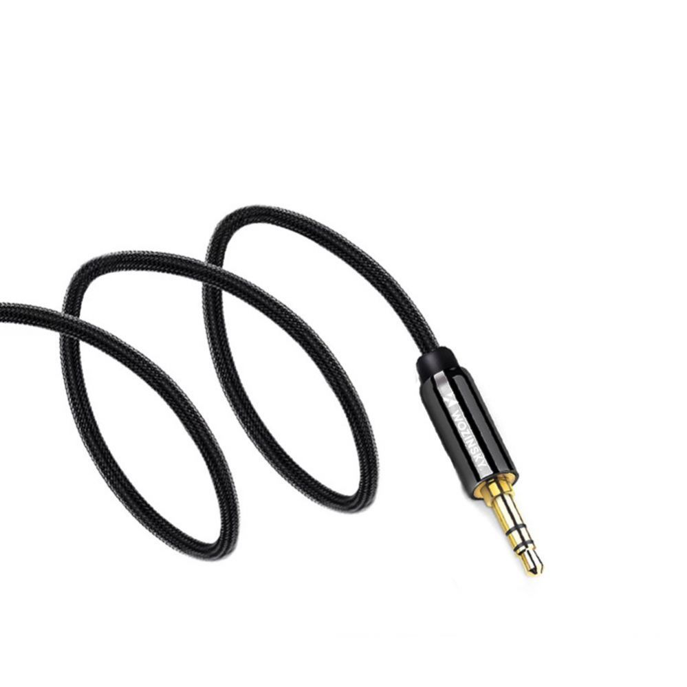 Kaabel Wozinsky Wozinsky AUX cable angled (male-male) mini jack cable 1.5 m black