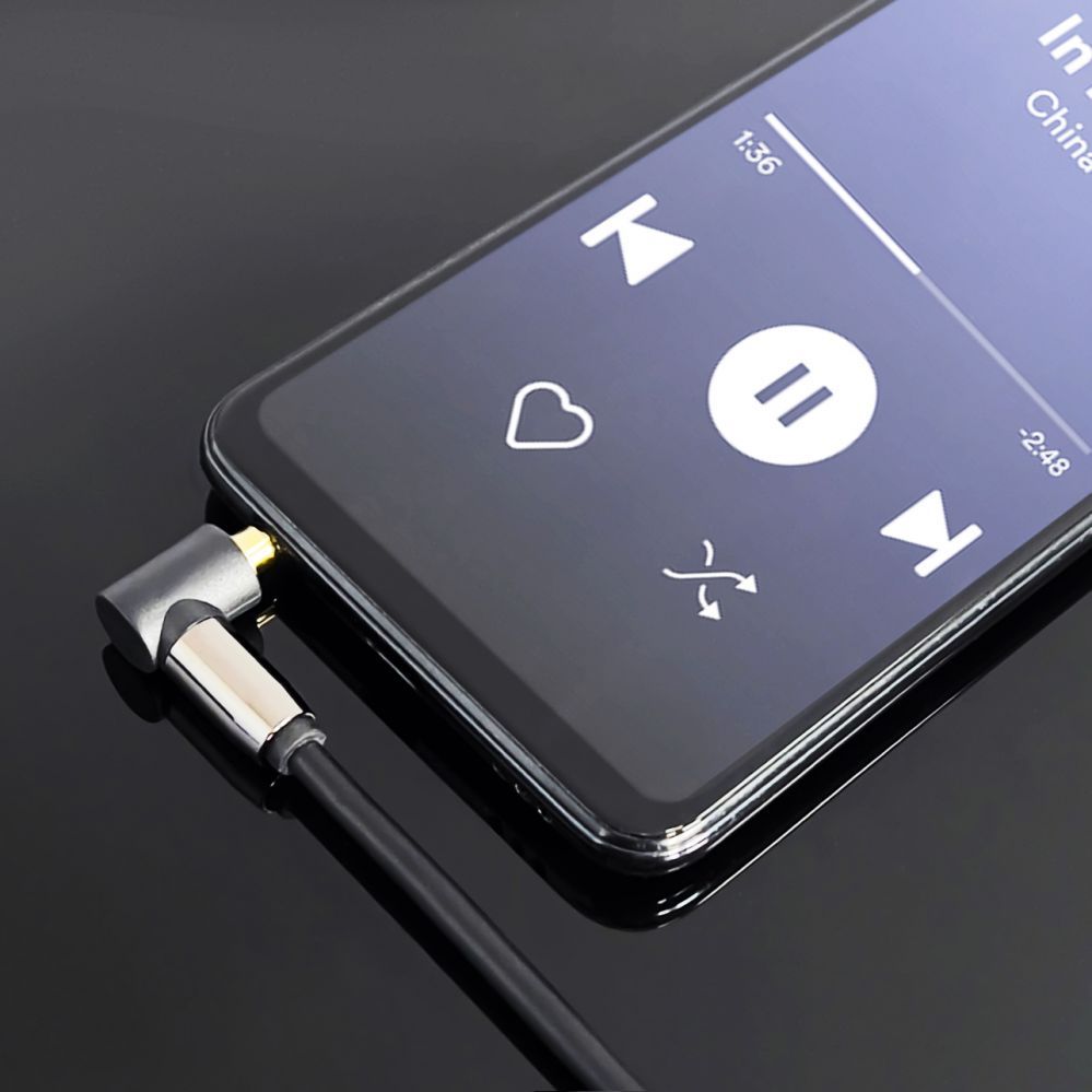 Kaabel Wozinsky Wozinsky AUX cable angled (male-male) mini jack cable 1.5 m black