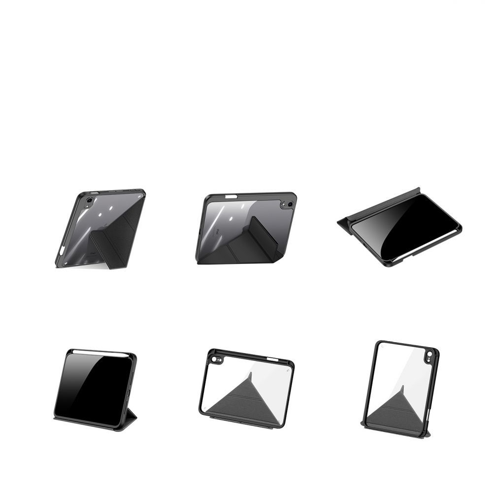 Tagakaaned Dux Ducis Dux Ducis Magi case for iPad mini 2021 smart cover with stand and storage for Apple Pencil black