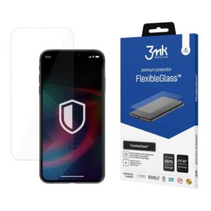 Protective glass 3MK  Tempered glass for iPhone 14 Pro Max / 14 Plus hybrid flexi 7H from the 3mk FlexibleGlass series 
