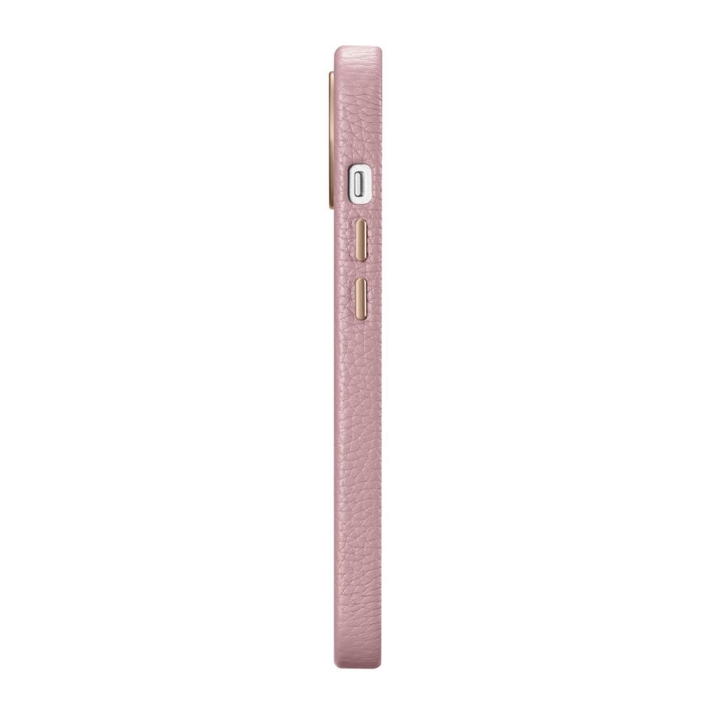 Tagakaaned iCarer iCarer Litchi Premium Leather Case iPhone 14 Plus Magnetic Leather Case with MagSafe Pink (WMI14220711-PK)