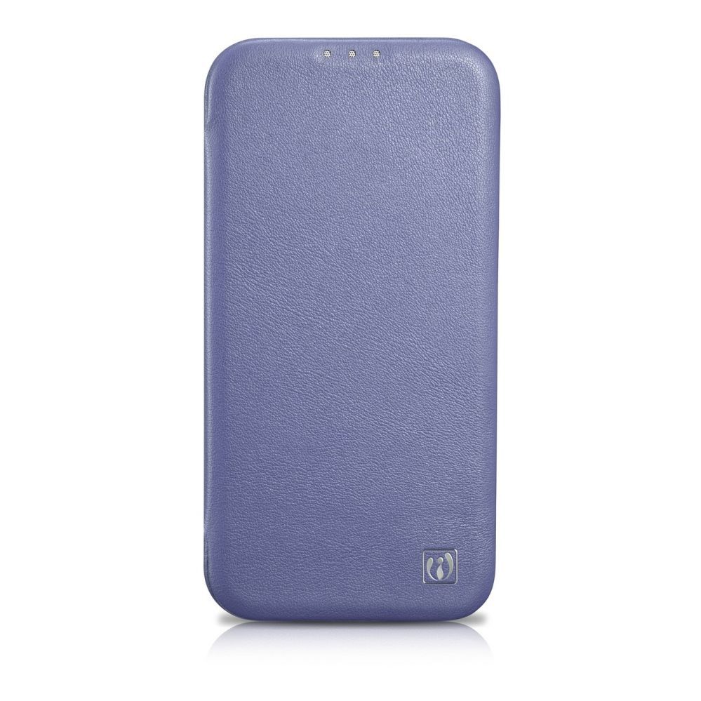 Tagakaaned iCarer iCarer CE Premium Leather Folio Case iPhone 14 Plus Magnetic Flip Leather Folio Case MagSafe Light Purple (WMI14220715-LP)