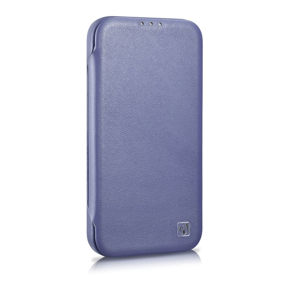 Tagakaaned iCarer iCarer CE Premium Leather Folio Case iPhone 14 Plus Magnetic Flip Leather Folio Case MagSafe Light Purple (WMI14220715-LP)
