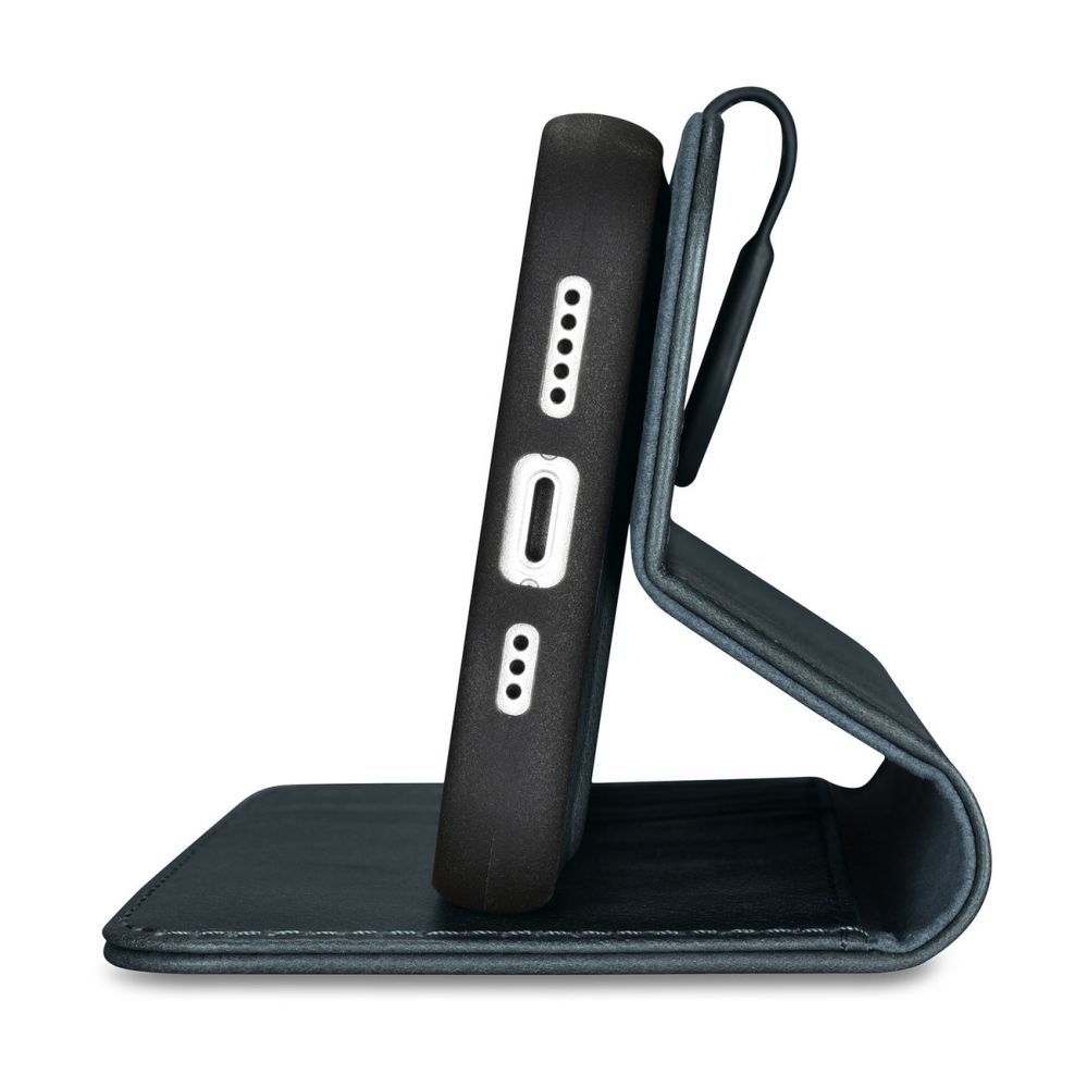 Tagakaaned iCarer iCarer Oil Wax Wallet Case 2in1 Cover iPhone 14 Plus Anti-RFID Leather Flip Case Blue (WMI14220723-BU)