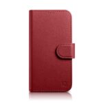 Aizmugurējais vāciņš iCarer  iCarer Wallet Case 2in1 Cover iPhone 14 Pro Max Leather Flip Cover Anti-RFID Red (WMI14220728-RD) 
