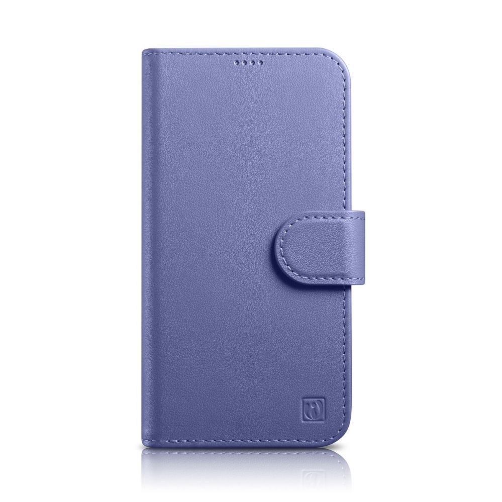Tagakaaned iCarer iCarer Wallet Case 2in1 Cover iPhone 14 Pro Max Leather Flip Cover Anti-RFID Light Purple (WMI14220728-LP)