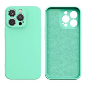 Nugarėlės dėklai Hurtel  Silicone case iPhone 14 Plus silicone cover mint green 