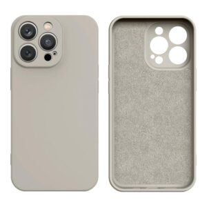 Nugarėlės dėklai Hurtel  Silicone case iPhone 14 Plus silicone cover beige 