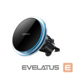 Automaatne hoidja Joyroom  Joyroom car phone holder with 15W Qi inductive charger (MagSafe compatible) for air vent, silver (JR-ZS291) Black