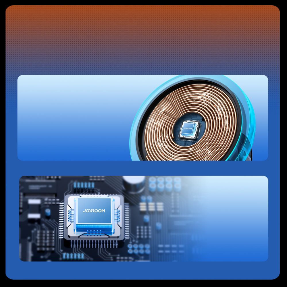 Auto holder Joyroom Joyroom car phone holder with 15W Qi inductive charger (MagSafe compatible) for air vent(JR-ZS291) Black