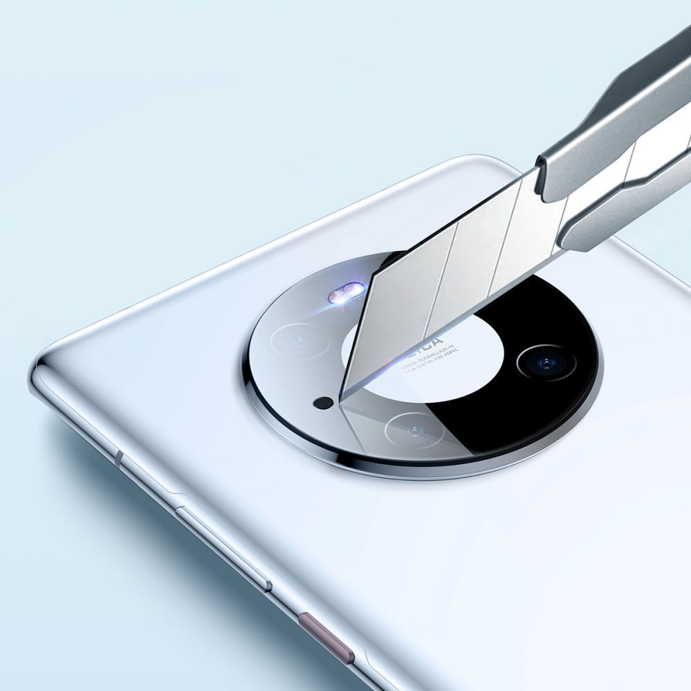 Kaitsekile Baseus Baseus Huawei Mate 40 Pro Camera Film 0.3mm (2pcs) transparent + cleaning kit (SGQK000502)