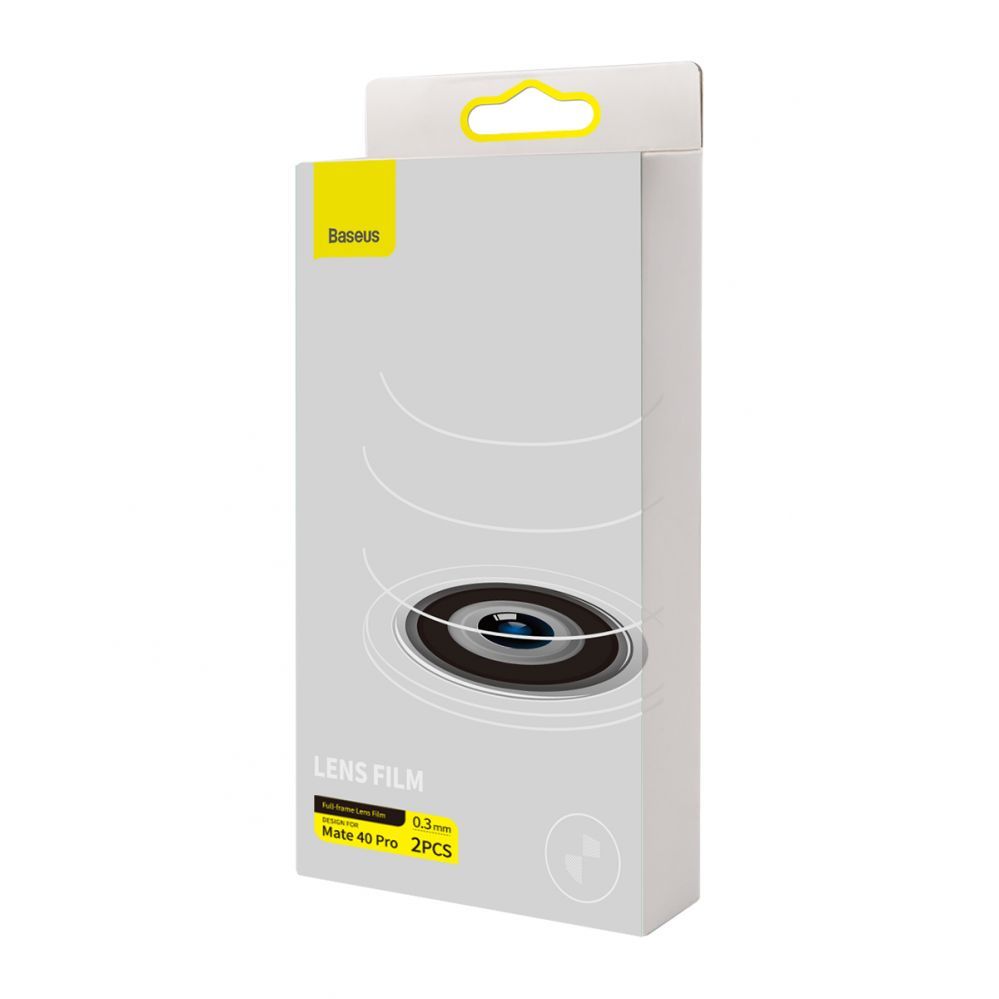 Kaitsekile Baseus Baseus Huawei Mate 40 Pro Camera Film 0.3mm (2pcs) transparent + cleaning kit (SGQK000502)