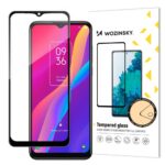 Aizmugurējais vāciņš Wozinsky  Wozinsky super tough Full Glue tempered glass full screen with Case Friendly TCL 30E black frame 