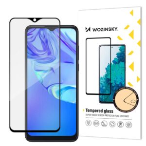 Nugarėlės dėklai Wozinsky  Wozinsky super durable Full Glue tempered glass full screen with frame Case Friendly TCL 305 black 