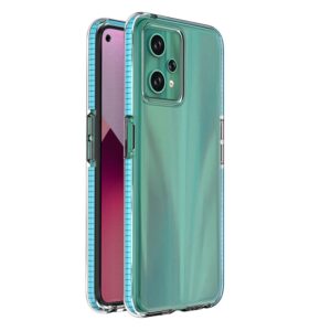 Nugarėlės dėklai Hurtel  Spring Case for Realme 9 Pro silicone cover with frame light blue 
