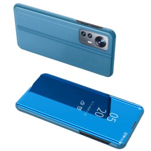Aizmugurējais vāciņš Hurtel  Clear View Case cover for Xiaomi 12 Lite blue flip cover 