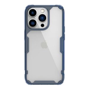 Aizmugurējais vāciņš Nillkin  Nillkin Nature Pro case iPhone 14 Pro armored cover blue cover