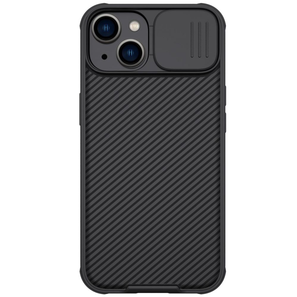 Back panel cover Nillkin Nillkin CamShield Pro Case iPhone 14 Plus Armor Cover Camera Protector Black