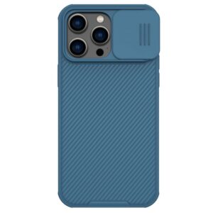 Nugarėlės dėklai Nillkin - Nillkin CamShield Pro Case iPhone 14 Pro Max Armored Cover Camera Protector Blue 