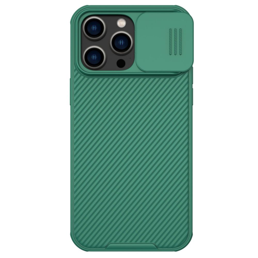 Back panel cover Nillkin Nillkin CamShield Pro Case iPhone 14 Pro Max Armored Cover Camera Protector Green