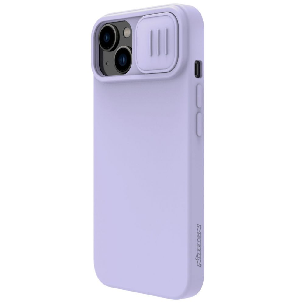 Tagakaaned Nillkin Nillkin CamShield Magnetic Silicone Case iPhone 14 Plus Magnetic MagSafe Camera Cover Purple