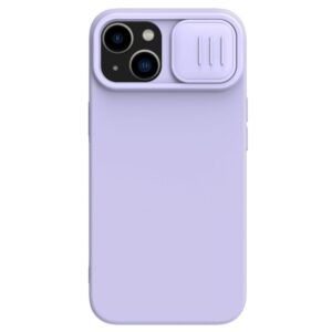 Nugarėlės dėklai Nillkin  Nillkin CamShield Silky Silicone Case iPhone 14 Plus Case with Camera Protector Purple 