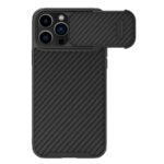 Tagakaaned Nillkin  Nillkin Synthetic Fiber S Case iPhone 14 Pro Max case with camera cover, black