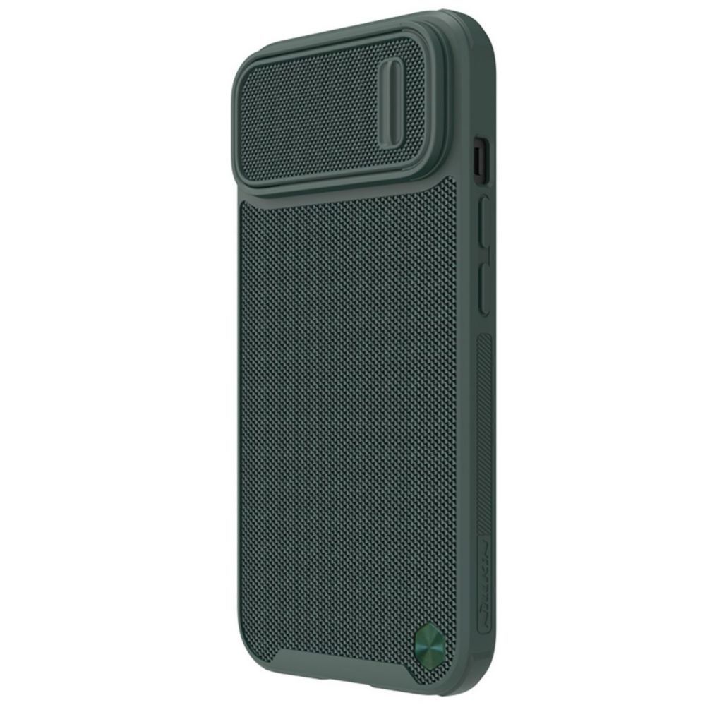 Back panel cover Nillkin Nillkin Textured S Case for iPhone 14, armored cover with camera cover, green