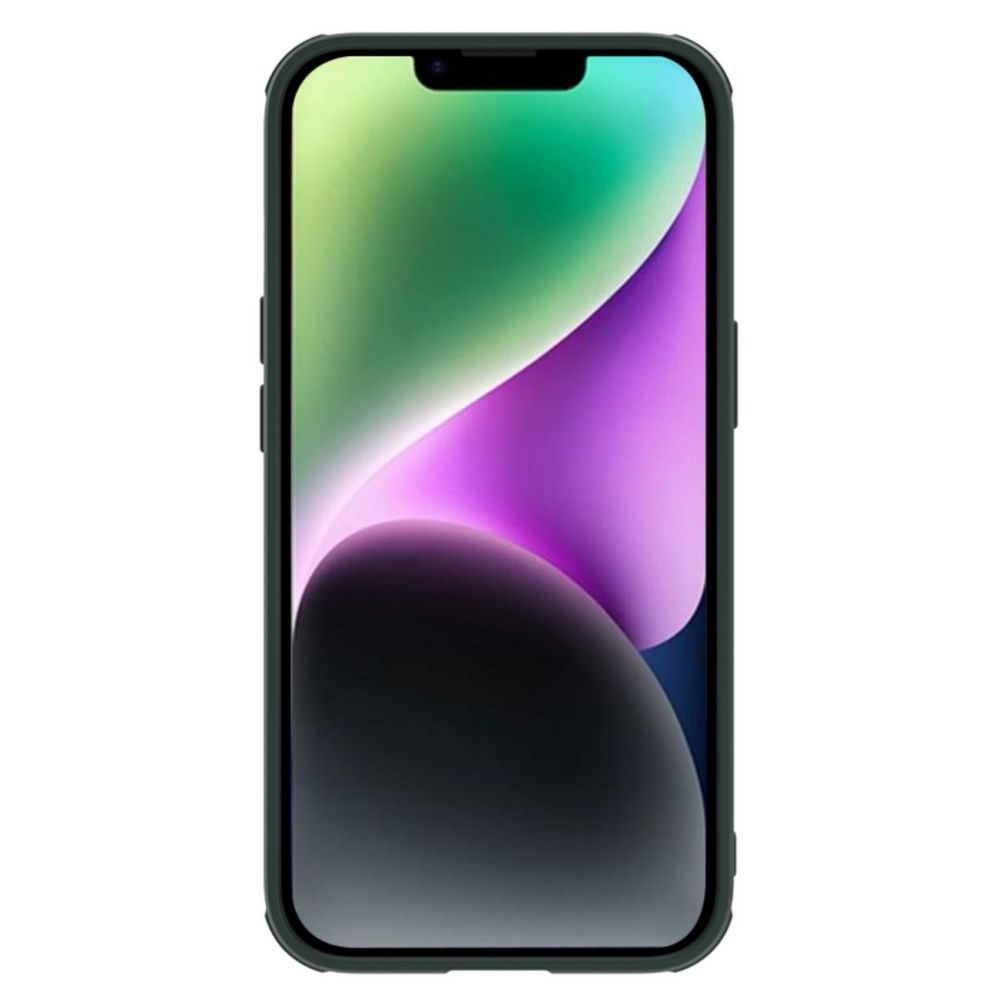 Back panel cover Nillkin Nillkin Textured S Case for iPhone 14, armored cover with camera cover, green