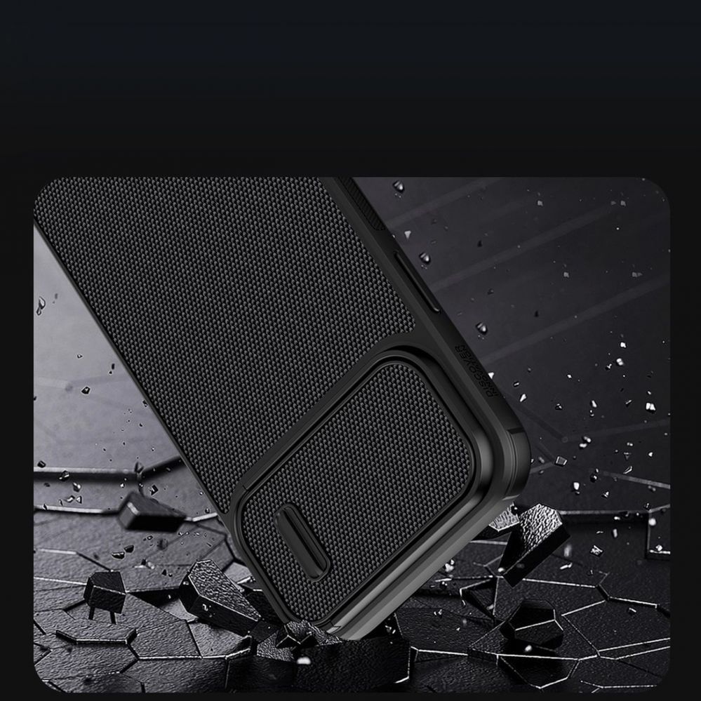 Back panel cover Nillkin Nillkin Textured S Case for iPhone 14, armored cover with camera cover, green