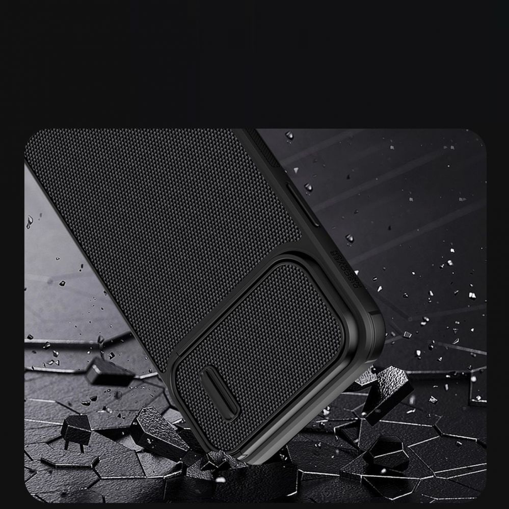 Back panel cover Nillkin Nillkin Textured S Case iPhone 14 Pro Max case with camera cover black