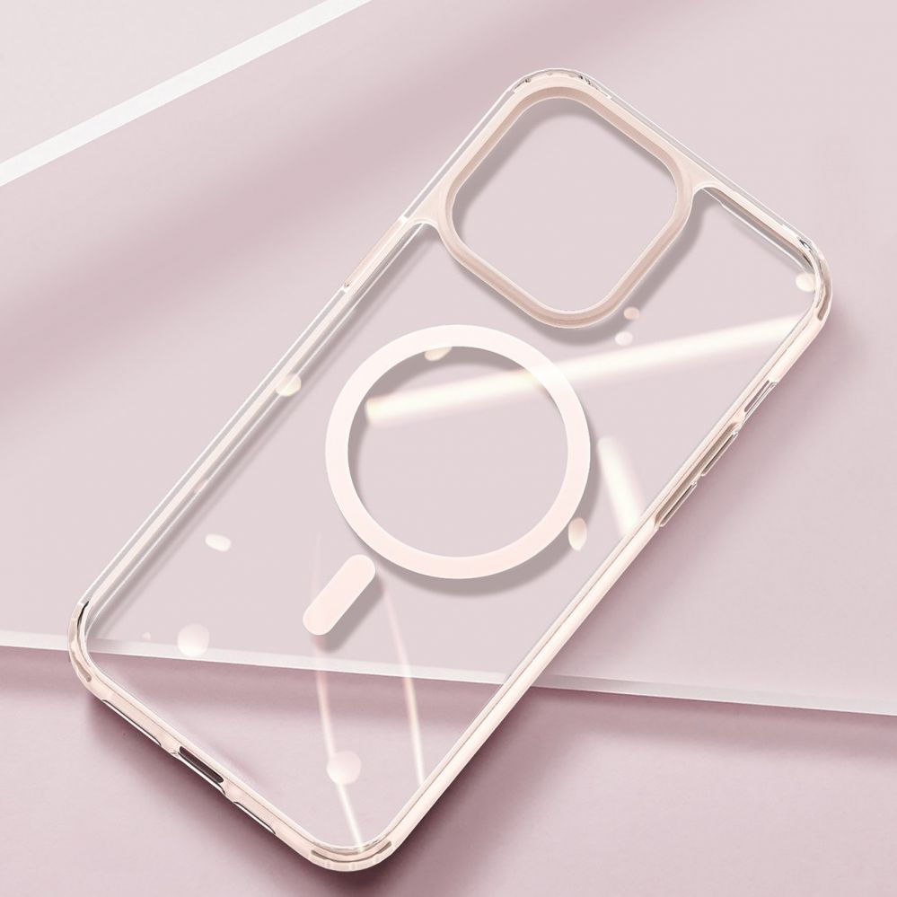 Back panel cover Dux Ducis Dux Ducis Clin2 case for iPhone 14 Plus magnetic MagSafe cover pink