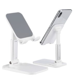 Auto holder Wozinsky  Wozinsky Desk Phone Stand Tablet Stand Foldable White (WFDPS-W1) 
