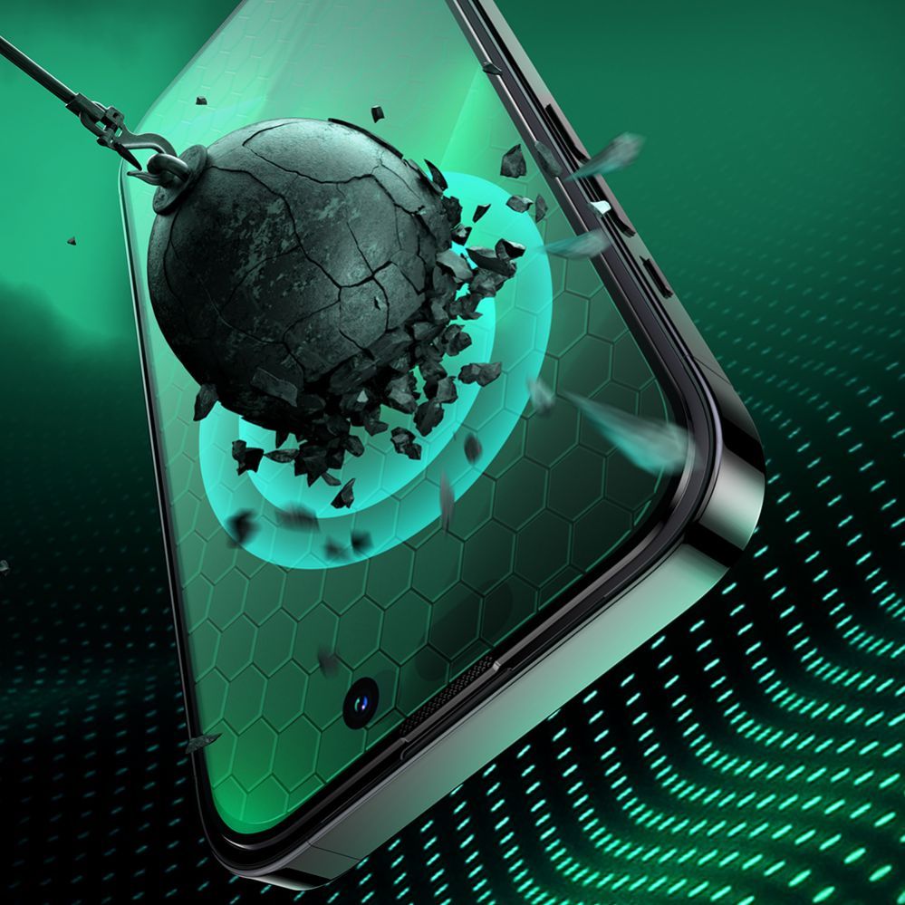 Protective glass Joyroom Joyroom Knight Green Glass for iPhone 14 Pro with Full Screen Anti Blue Light Filter (JR-G02)