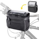 Muu Wozinsky  Wozinsky bicycle handlebar bag bike shoulder bag black (WBHBB-01) 