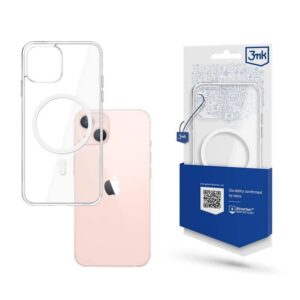 Nugarėlės dėklai 3MK  Case for iPhone 14 compatible with MagSafe from the 3mk MagCase series - transparent 
