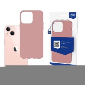 Back panel cover 3MK  Case for iPhone 14 Plus from the 3mk Matt Case series - pink 