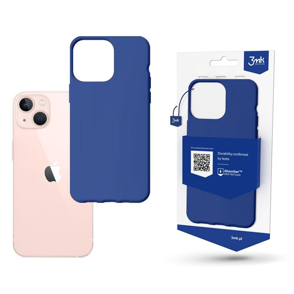 Back panel cover 3MK Case for iPhone 14 Plus from the 3mk Matt Case series - blue
