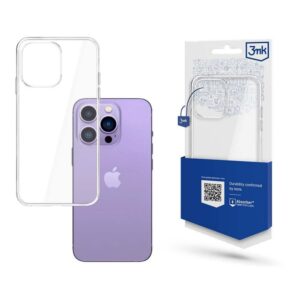 Nugarėlės dėklai 3MK - iPhone 14 Pro silicone case from the 3mk Clear Case series - transparent 