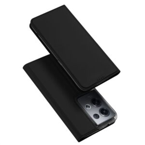 Aizmugurējais vāciņš Dux Ducis  Dux Ducis Skin Pro case for Oppo Reno 8 Pro flip cover card wallet stand black 