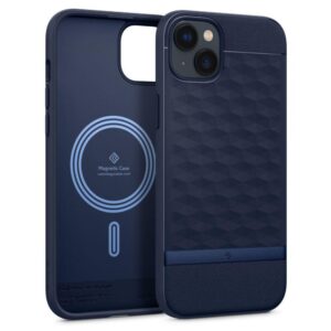 Aizmugurējais vāciņš Spigen  Caseology Parallax Mag Case with MagSafe for iPhone 14 Plus - Navy 