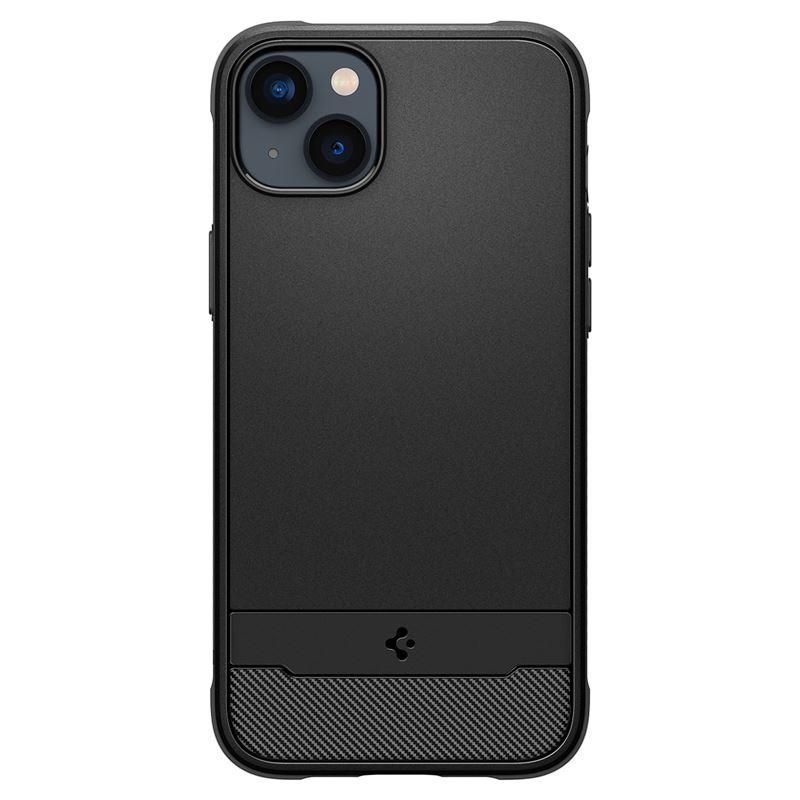 Back panel cover Spigen Spigen Rugged Armor Mag Case with MagSafe for iPhone 14 - Matte Black
