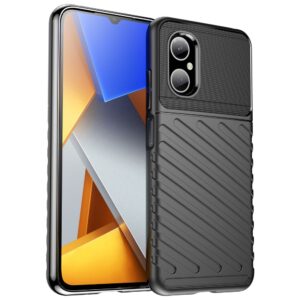 Nugarėlės dėklai Hurtel - Thunder Case Xiaomi Poco M4 5G silicone armor case black 
