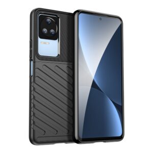 Nugarėlės dėklai Hurtel  Thunder Case case for Xiaomi Poco F4 5G silicone armor case black 