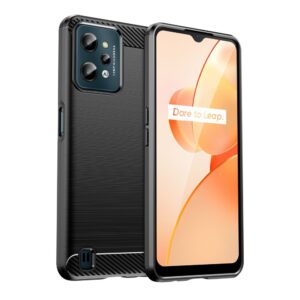 Aizmugurējais vāciņš Hurtel  Carbon Case case for Realme C31 flexible silicone carbon cover black 