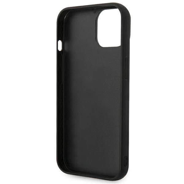 Back panel cover Karl Lagerfeld Karl Lagerfeld KLHCP14MRUPKLPK iPhone 14 Plus 6,7" hardcase czarny/black 3D Monogram