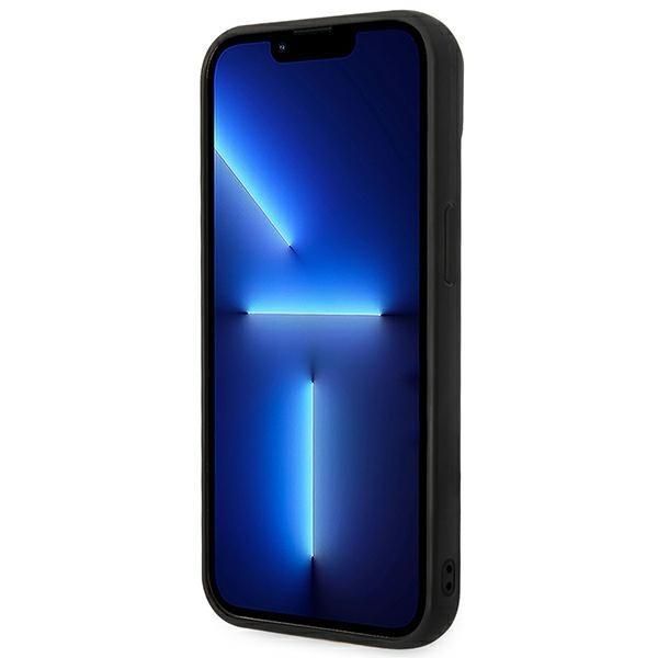 Back panel cover Karl Lagerfeld Karl Lagerfeld KLHCP14MRUPKLPK iPhone 14 Plus 6,7" hardcase czarny/black 3D Monogram