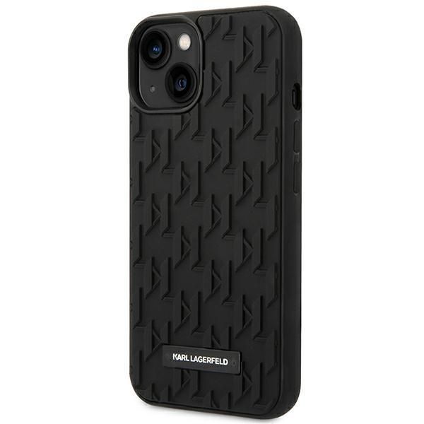 Back panel cover Karl Lagerfeld Karl Lagerfeld KLHCP14MRUPKLPK iPhone 14 Plus 6,7" hardcase czarny/black 3D Monogram