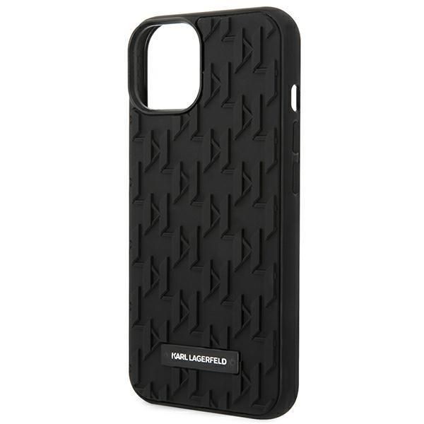 Back panel cover Karl Lagerfeld Karl Lagerfeld KLHCP14MRUPKLPK iPhone 14 Plus 6,7" hardcase czarny/black 3D Monogram